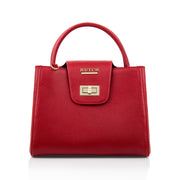 HUTCH Ruby Pebbled Leather Satchel Handbag without Pouch